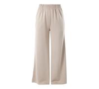 essenziale milano Pantaloni donna a palazzo in felpa - fango