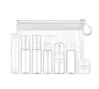 Essenziali da viaggio, articoli da toeletta, bottiglie da viaggio, bottiglie da viaggio per articoli da toeletta, essenziali da viaggio per volare, può contenere shampoo/lozione/crema per il viso