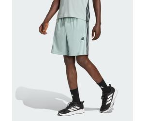 ESSENZIALI PER ALLENAMENTO BASE 3-STRIPES PIQUE SHORT 9 pollici Wonder Sage / Black M