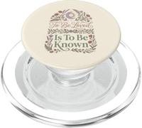 Essere amati è farsi conoscere Citazione d'amore retrò vintage 1 PopSockets PopGrip per MagSafe