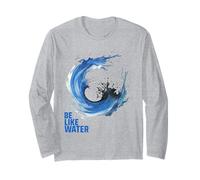 Essere Come l'acqua Tao Flow State Meditare l'armonia in Movimento Maglia a Manica