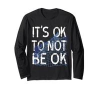 Essere Come Sei Ok Detto autismo depressione Nerd Maglia a Manica