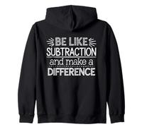Essere Come sottrazione e Fare la Differenza Insegnante Matematica Gesso Felpa con Cappuccio