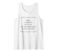 Essere cristiani Non è Facile Religioso Cristo Fede pensionamento Canotta