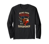 Essere del Texas è Una Superpotenza Maglia a Manica