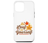 Essere foglia in te stesso credere carino Kawaii Ringraziamento Custodia per iPhone 12 Pro Max