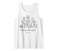 Essere Forti e Coraggiosi Uomini cristiani Donne Amano Dio Gesù Canotta