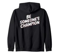 Essere Il Campione di Qualcuno. Motivazionale Felpa con Cappuccio