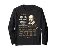 Essere o Non Essere, Questa è la Domanda Letteratura Citazione Maglia a Manica