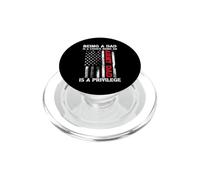 Essere papà è una scelta Essere un papà dell"esercito è un privilegio negli Stati Uniti PopSockets PopGrip per MagSafe
