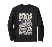 Essere papà è Una Scelta Essere Un papà dell'Esercito è Un privilegio Maglia a Manica