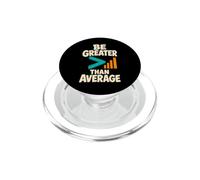 Essere più grande della media Insegnante di matematica STEM Humor PopSockets PopGrip per MagSafe