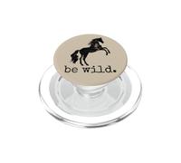 Essere Selvaggio Amante Cavallo Equitazione Cowgirl Adolescente Ragazza Donne PopSockets PopGrip per MagSafe