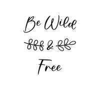 Essere Selvatico And Free Adesivo Camper Van Caravan Calcomania Grafica Muro Art