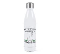 Essere The Persona Il Alpaca Thinks You Are Parete Doppia Acqua Bottiglia Pazzo