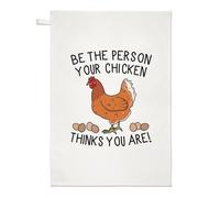 Essere The Persona Il Pollo Thinks You Are Tè Telo Piatto Panno Pazzo Donna Uomo