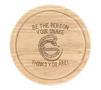Essere The Persona Il Serpente Thinks Sei Rotondo Tagliare Formaggio Board Pazzo