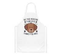 Essere The Persona Tuo Cane Thinks You Are Chef Grembiule Animale Pazzo Lady Man