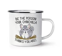 Essere The Persona Tuo Cincillà Thinks You Are Smalto Tazza Pazzo Donna Uomo