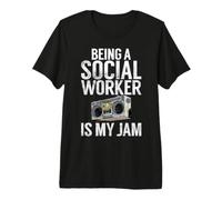 Essere Un Assistente Sociale è Il Mio Assistente Sociale Jam Maglietta Premium