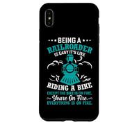 Essere un ferroviario è facile è come andare in bicicletta tranne che Custodia per iPhone XS Max