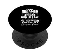 Essere un figlio in legge di una suocera umorismo figlio preferito PopSockets PopGrip Adesivo