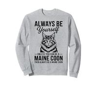 Essere Un Maine Coon Divertente Maine Coon Felpa