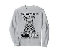 Essere Un Maine Coon Divertente Maine Coon Felpa