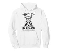 Essere Un Maine Coon Divertente Maine Coon Felpa con Cappuccio