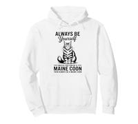 Essere Un Maine Coon Divertente Maine Coon Felpa con Cappuccio