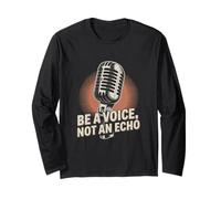 Essere Un Microfono vocale Meme Sii Una Voce, Non Un significato Eco Maglia a Manica