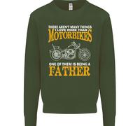 Essere Un Padre Biker Moto Uomo Felpa Maglione