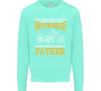 Essere Un Padre Biker Moto Uomo Felpa Maglione