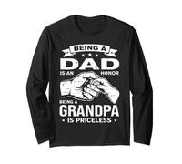 Essere Un papà è Un Onore Il Nonno è Un Nonno Inestimabile Maglia a Manica