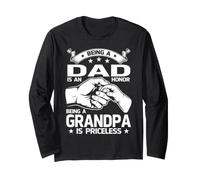 Essere Un papà è Un Onore Il Nonno è Un Nonno Inestimabile Maglia a Manica
