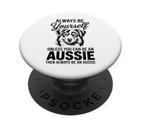 Essere un pastore australiano divertente australiano PopSockets PopGrip Adesivo