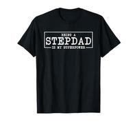 Essere un patrigno è il mio superpotere Fathers Day Bonus Papà Papa Maglietta