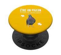 Essere un piccione francese per pensare due francesi Inglese PopSockets PopGrip Adesivo