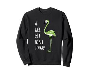 Essere Un po' Irlandese Oggi - Fenicottero Verde Felpa