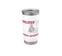 Essere un soldato è una scelta essere un veterano dell'esercito è un onore Bicchiere termico in acciaio inox doppia parete