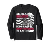 Essere Un Soldato è Una Scelta Essere Un veterano dell'Esercito è Un Onore Maglia a Manica