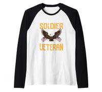 Essere Un Soldato è Una Scelta Essere Un veterano è Un Onore Maglia con Maniche Raglan