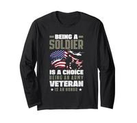 Essere Un Soldato è Una Scelta Essere veterano dellesercito è Un Onore Maglia a Manica