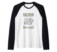Essere Un Soldato è Una Scelta Essere veterano dellesercito è Un Onore Maglia con Maniche Raglan
