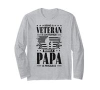 Essere un veterano è un onore essere papà non ha prezzo Maglia a Manica