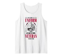 Essere un veterano non finisce mai - Orgoglioso veterano patriottico Canotta