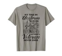 Essere un veterano non finisce mai - Orgoglioso veterano patriottico Maglietta