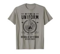 Essere un veterano non finisce mai - Orgoglioso veterano patriottico Maglietta