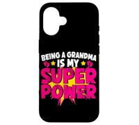 Essere una nonna è il mio super potere nonna scherzi nonna Custodia per iPhone 16