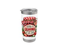 Essere una nonna è la mia marmellata divertente fragola nonna Bicchiere termico in acciaio inox doppia parete